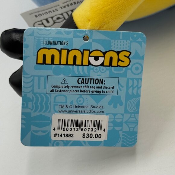 Universal Studios Park Exclusive Despicable Me Minion Kevin Plush 14in NWT Toy - Picture 9 of 11